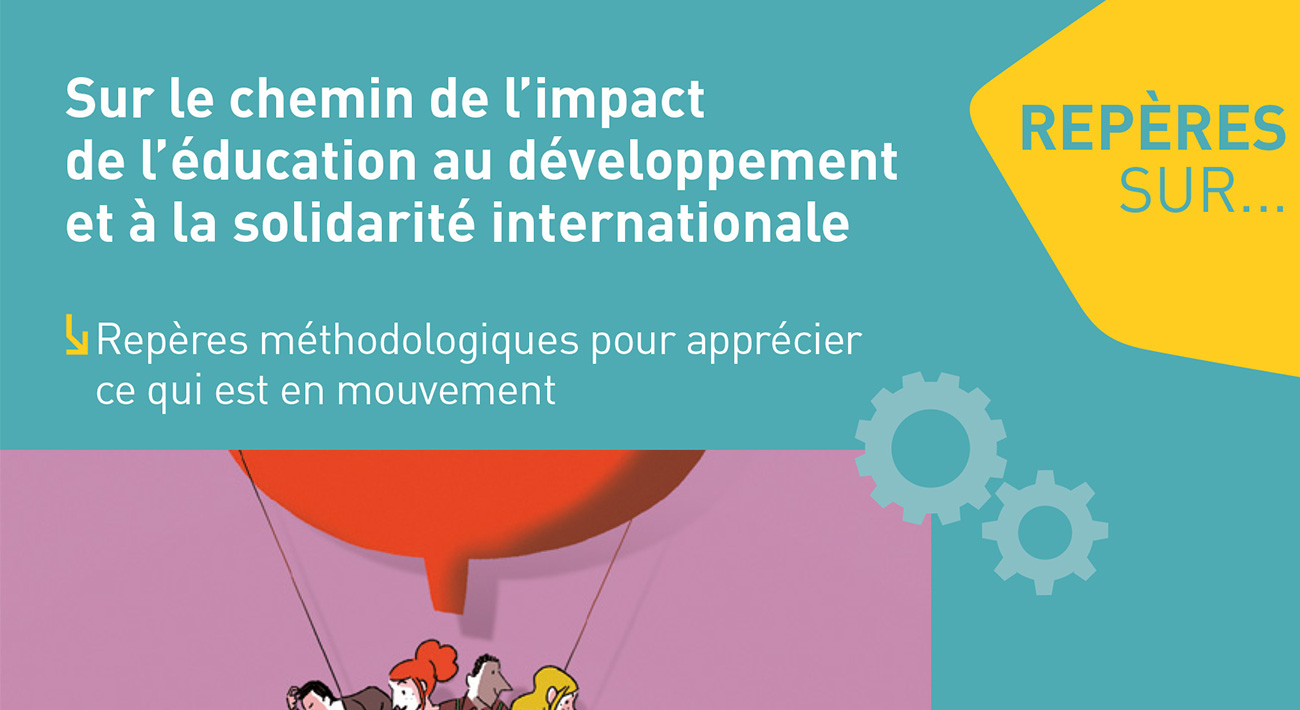 Couverture du repère sur "le chemin de l'impact de l'éducation au développement et à la solidarité internationale"