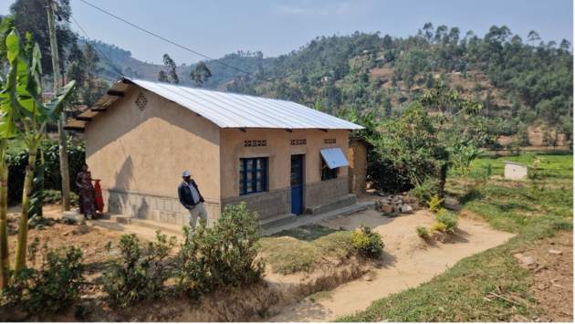 Un bâtiment au Rwanda