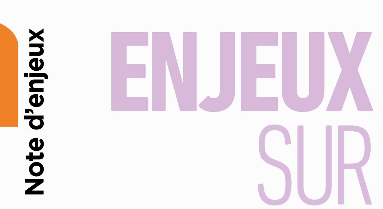 Couverture titre "note d'enjeux"