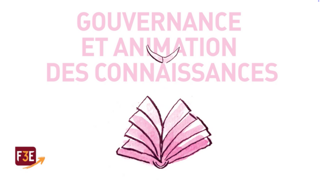 Illustration avec un livre ouvert et le titre communauté de pratique gouvernance et animation des connaissances