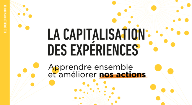 capitalisation des expériences - essentiel F3E